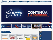 Tablet Screenshot of pctv.mx